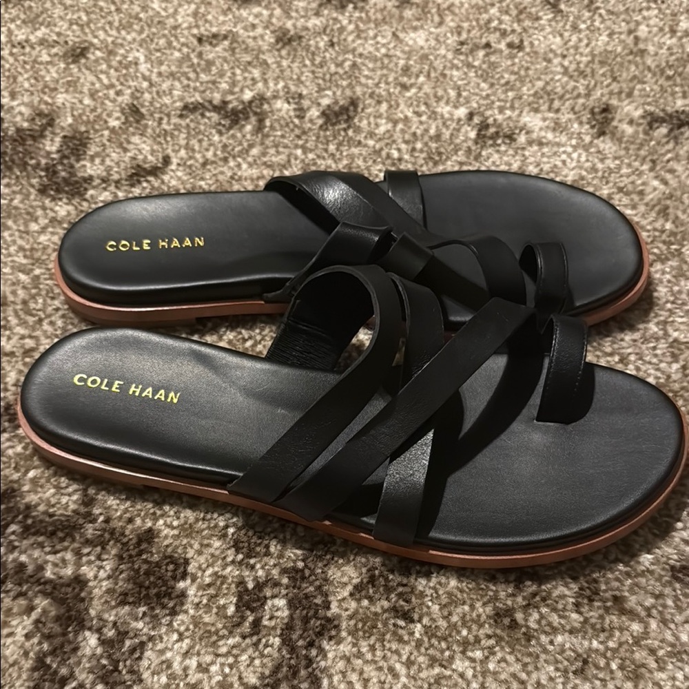 Cole Haan Black Sandals Sleek and Stylish